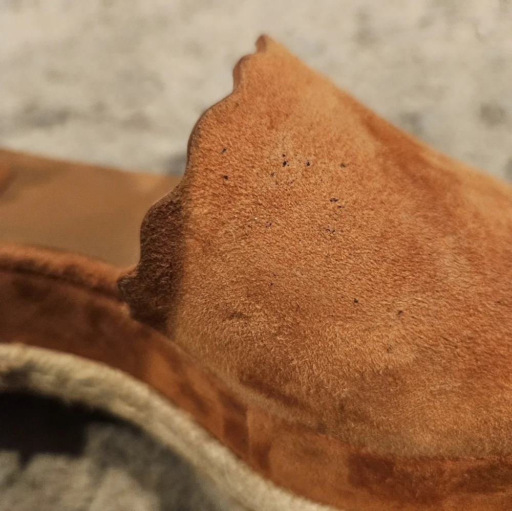 Chloé Lauren Womans Tobacco Suede Espadrille Wedge Designer  Sandals 38